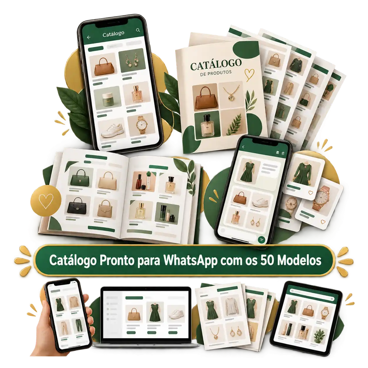 Bônus 1 — Catálogo Pronto para WhatsApp com os 50 Modelos